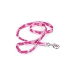  Breast Cancer Awareness Pink Ribbon 4 foot leash Pet 