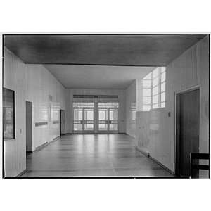   School, Harrison, New York. Main entrance hall 1940