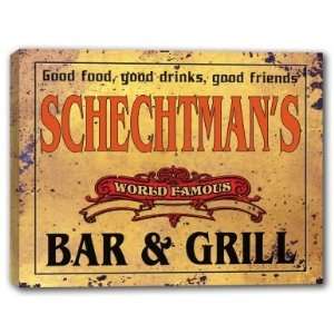  SCHECHTMANS Family Name World Famous Bar & Grill 