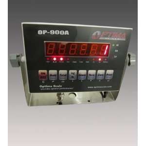 , Optima Scale OP 900A 12 Stainless Steel Weighing Indicator Display 