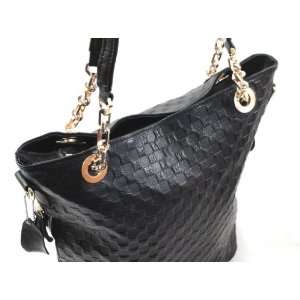 Genuine Leather Black Damier Women Handbags: Beauty