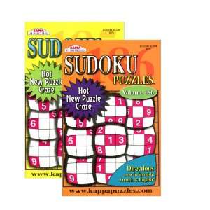  KAPPA Sudoku Puzzles Book, Case Pack 24 (2 Volumes, Qty 12 