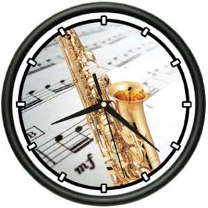  SAXOPHONE Wall Clock alto saxaphone music brass jazz