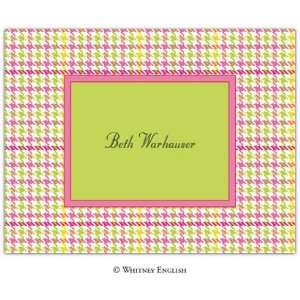    Wedding Stationery   Savvy Houndstooth Note Card: Office Products