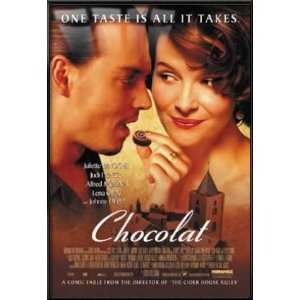  Chocolat   Framed Movie Poster (Size 27 x 39)