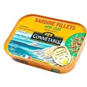 Sardine Fillets with Chili   1 can, 3.5 oz  Grocery 