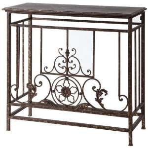  Vintage Style Wrought Iron Console or Sofa Table: Home 
