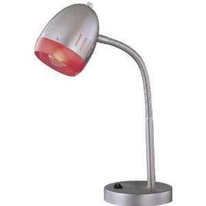  Sanka Gooseneck Desk Lamp Finish: Red: Home Improvement