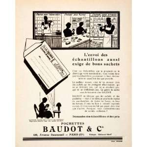  1926 Ad Baudot Envelope 150 Avenue Daumesnil Paris Product 