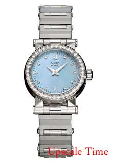   steel blue mother of pearl dial diamond dial diamond bezel 1604327