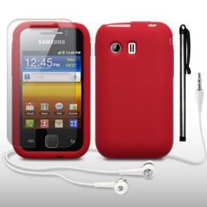  SAMSUNG GALAXY Y S5360 SILICONE SKIN WITH SCREEN PROTECTOR 