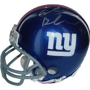  Ahmad Bradshaw New York Giants Autographed Mini Helmet 