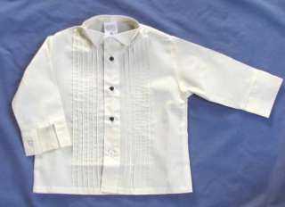 Ivory Tuxedo Shirt ~ Infant and Toddler Sizes ~ NEW  
