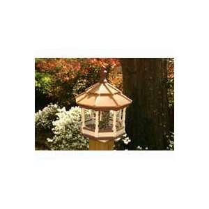   Post Mount Spindle Fdr Cedar Roof Ivory/Red Trim Recycled Plastic