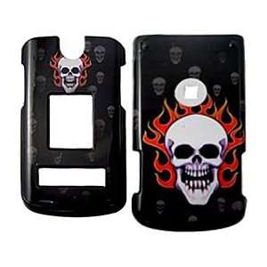  Fire Skull LG VX8600 Snap on Hard Case Cell Phone 