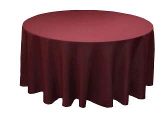 70 ROUND POLYESTER TABLECLOTH wedding party favors supply   7 