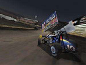   Racing Sprint Cars PC CD outlaw drivers winged car race driving game