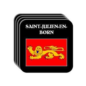  Aquitaine   SAINT JULIEN EN BORN Set of 4 Mini Mousepad 