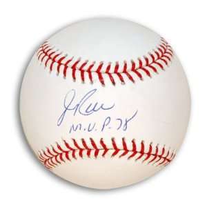 Jim Rice MLB Baseball Inscribed MVP 78  Sports 