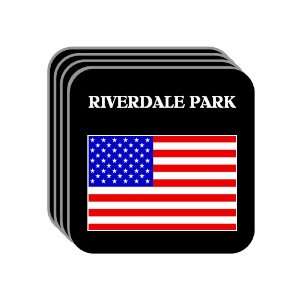  US Flag   Riverdale Park, Maryland (MD) Set of 4 Mini 