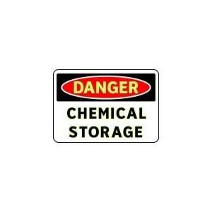 BRADY 102431 Sign,Chemical Storage,Polyester,7 x 10  