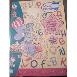  Precious Moments Learn & Color Holiday Workbook ~ Boy 