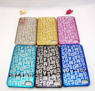   weight and hard shell case alphabet design only for the iphone4  