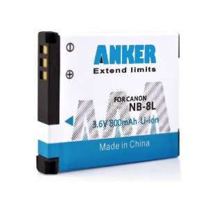  Anker NB 8L 800mAh Rechargeable Li ion Battery for Canon 