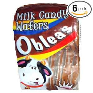 El Azteca Milk Candy Wafers Mini Bag, 20 Count (Pack of 6)  