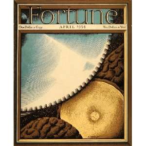  1934 April Fortune Cover Antonio Petruccelli Log Wood 
