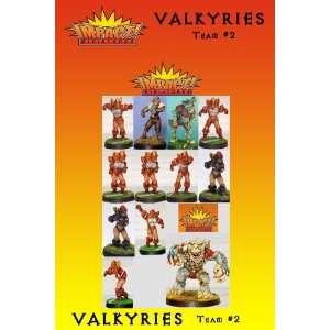    Valkyrie Fantasty Football Miniatures Team #2 Toys & Games