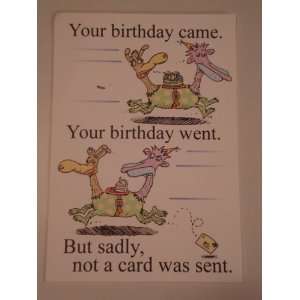  Rhyming Funny Birthday Card 