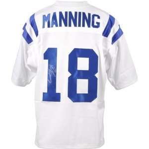  Peyton Manning Autographed Jersey  Details: White, Custom 