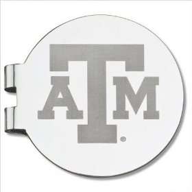  Texas A&M University Laser Etched Money Clip   Basketball 