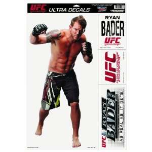  UFC Ryan Bader 11 by 17 Inch Ultra Decal Set Sports 
