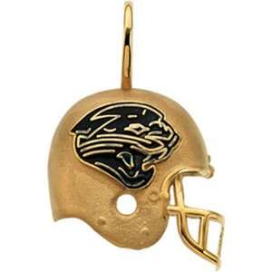  Jacksonville Jaguars 14kt Gold Helmet Pendant GEMaffair 