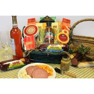 DeliDirect Gourmet Meat & Cheese Basket:  Grocery & Gourmet 