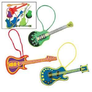  Guitar Ornament Craft Kit (1 dz): Toys & Games