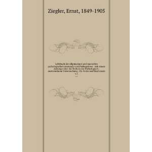   fÃ¼r Ãrzte und Studirende. v.1 Ernst, 1849 1905 Ziegler Books