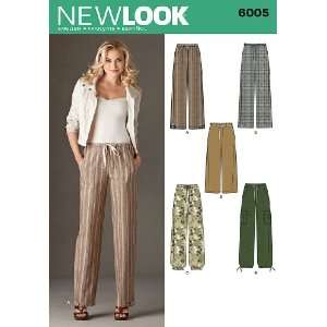  New Look Sewing Pattern 6005 Misses Pants, Size A (10 12 