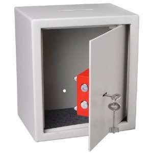  Compact Depository Drop Safe for Home & Office White 