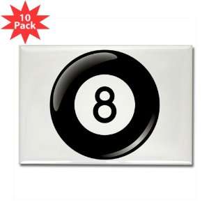  Rectangle Magnet (10 Pack) 8 Ball Pool Billiards 