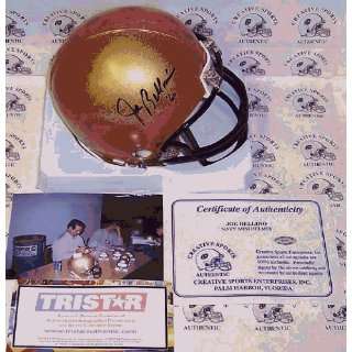 Joe Bellino   Riddell   Autographed Mini Helmet   Navy:  