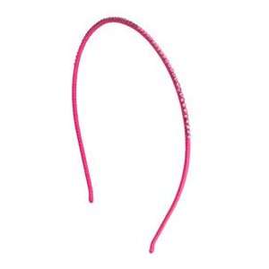  hot pink rhinestone headband 