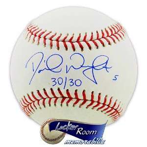   David Wright Autographed Official Major League Baseball: 30 / 30 Club
