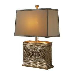  Dimond Lighting Laurel Run Table Lamp In Courtney Gold 