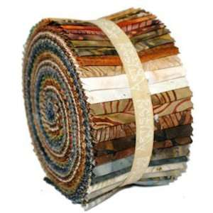  Elementals Collection, Woodland Roll Ups 2.5 Inch Batik 