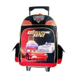   : Disney Cars Lightning Mcqueen Large Rolling Backpack: Toys & Games