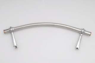   16 inch Curved Stainless Steel Badge Bar Desmo Lambretta Vespa  
