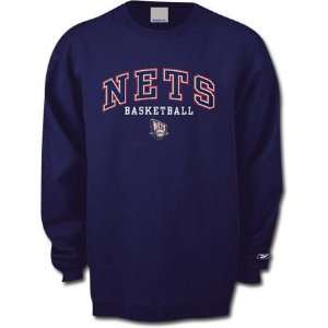  New Jersey Nets Shot Blocker Crewneck Sweatshirt Sports 